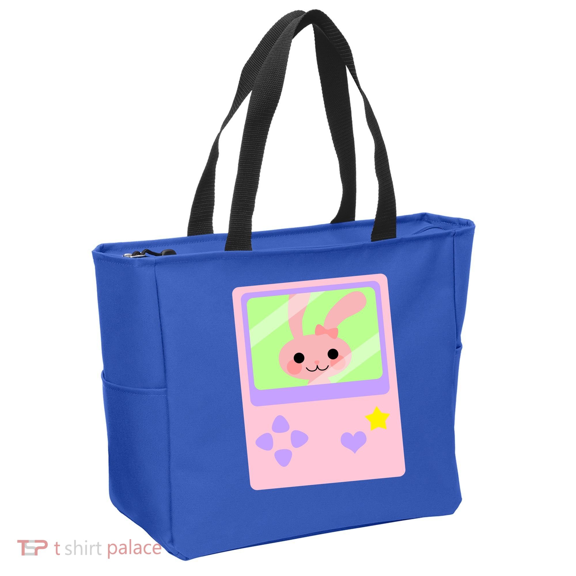 Kawaii Gamer Bunny Rabbit Tote Bag