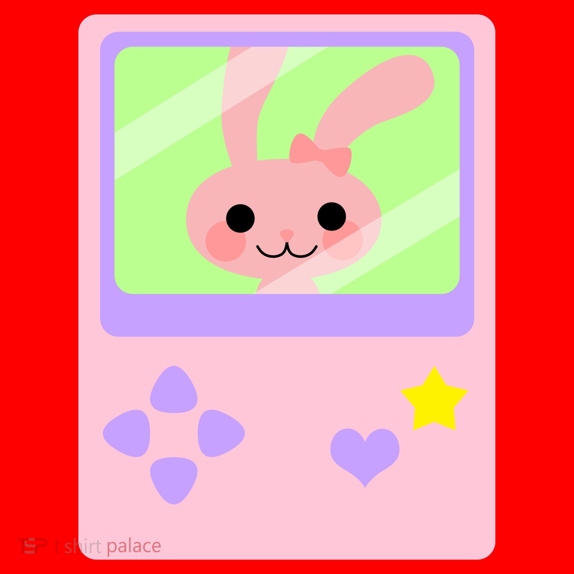 Kawaii Gamer Bunny Rabbit Santa Hat