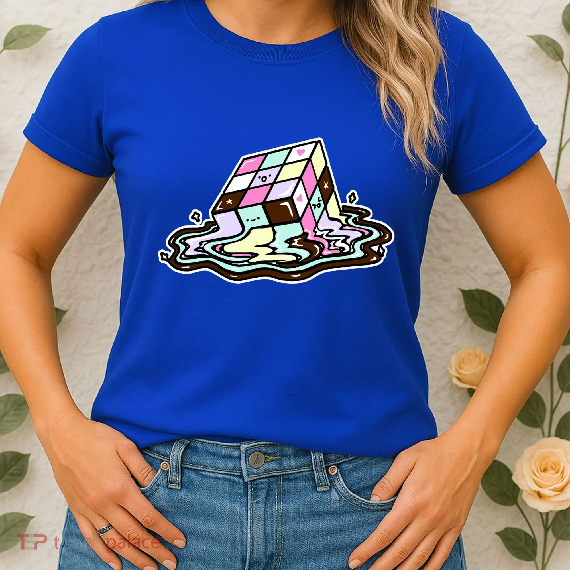 Kawaii Melting Melting Rubix Women's T-Shirt