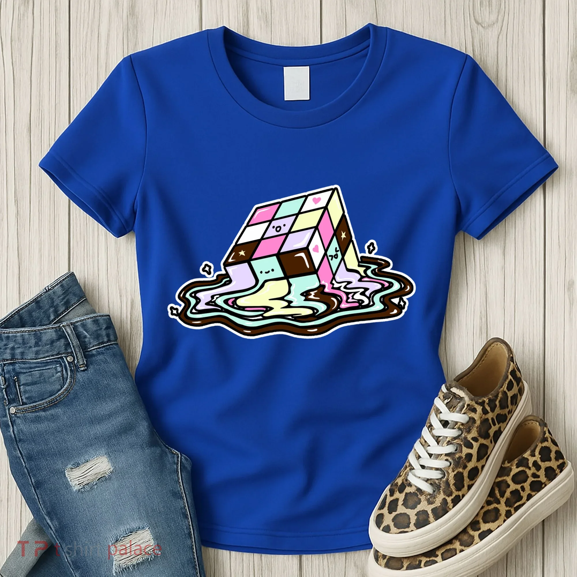 Kawaii Melting Melting Rubix Women's T-Shirt
