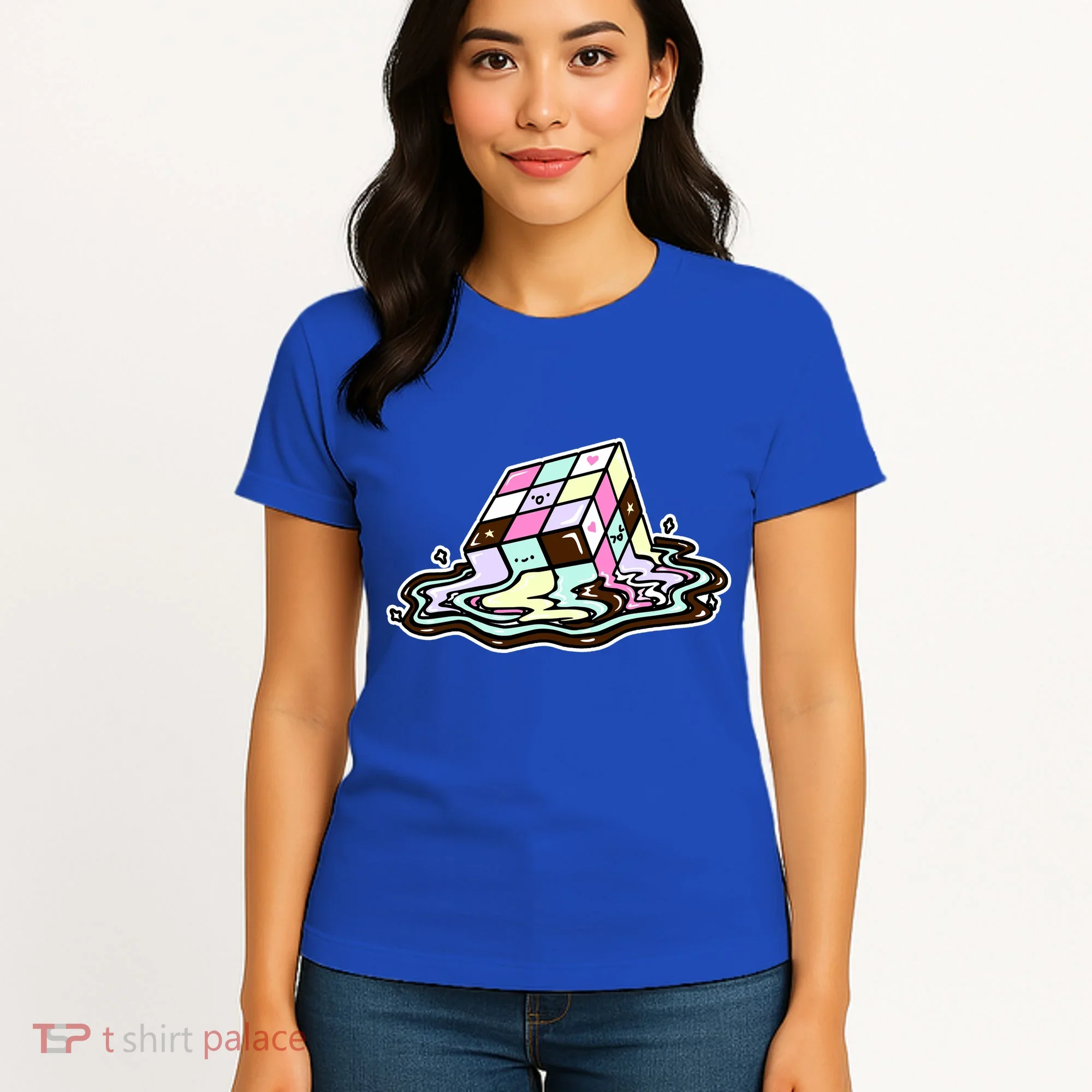 Kawaii Melting Melting Rubix Women's T-Shirt