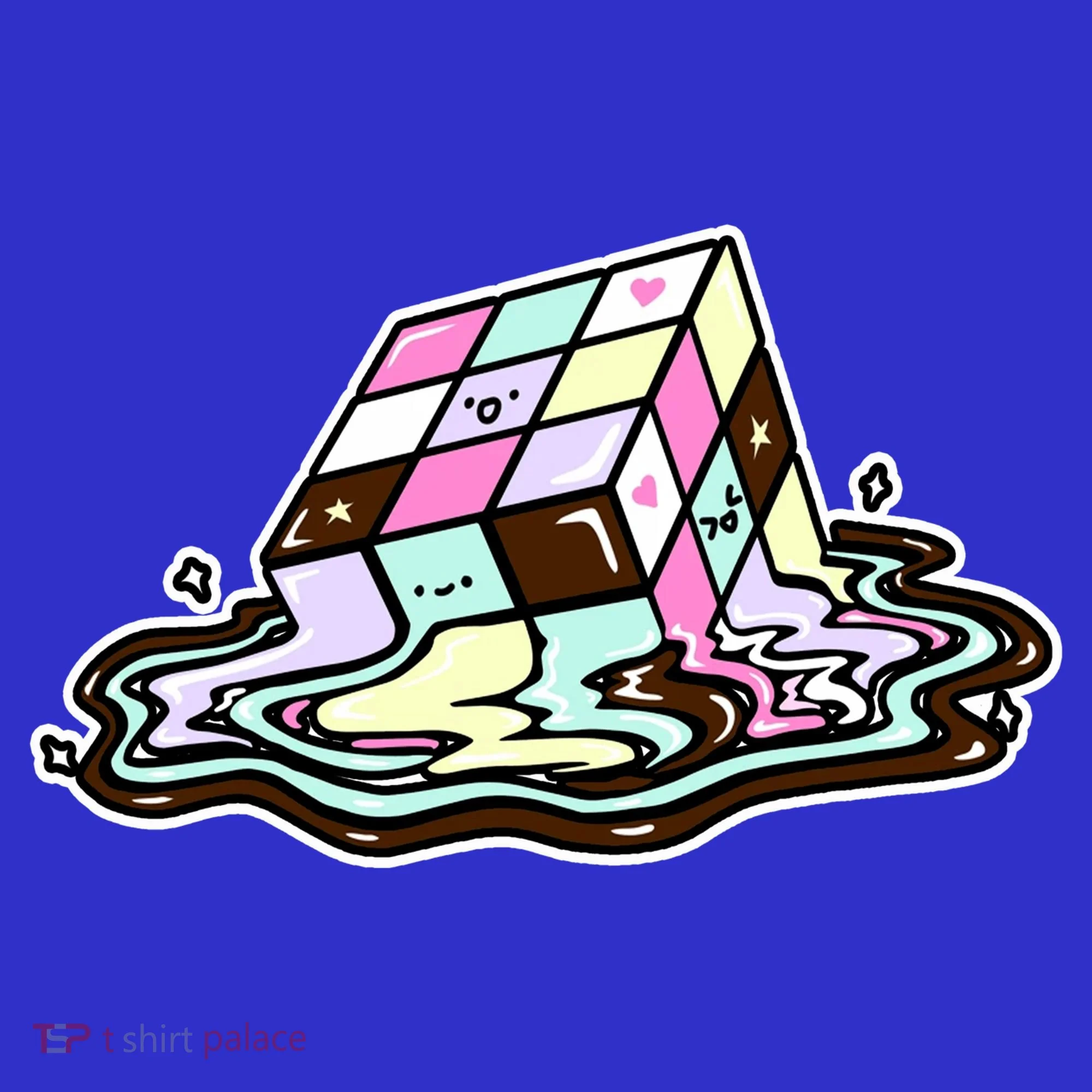 Kawaii Melting Melting Rubix Women's T-Shirt