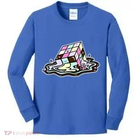 Kawaii Melting Melting Rubix Kids Long Sleeve Shirt thumb 0