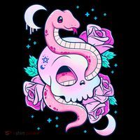 Kawaii Pastel Goth Cute Creepy Skull Serpent Snake Roses Coffee Mug thumb 5