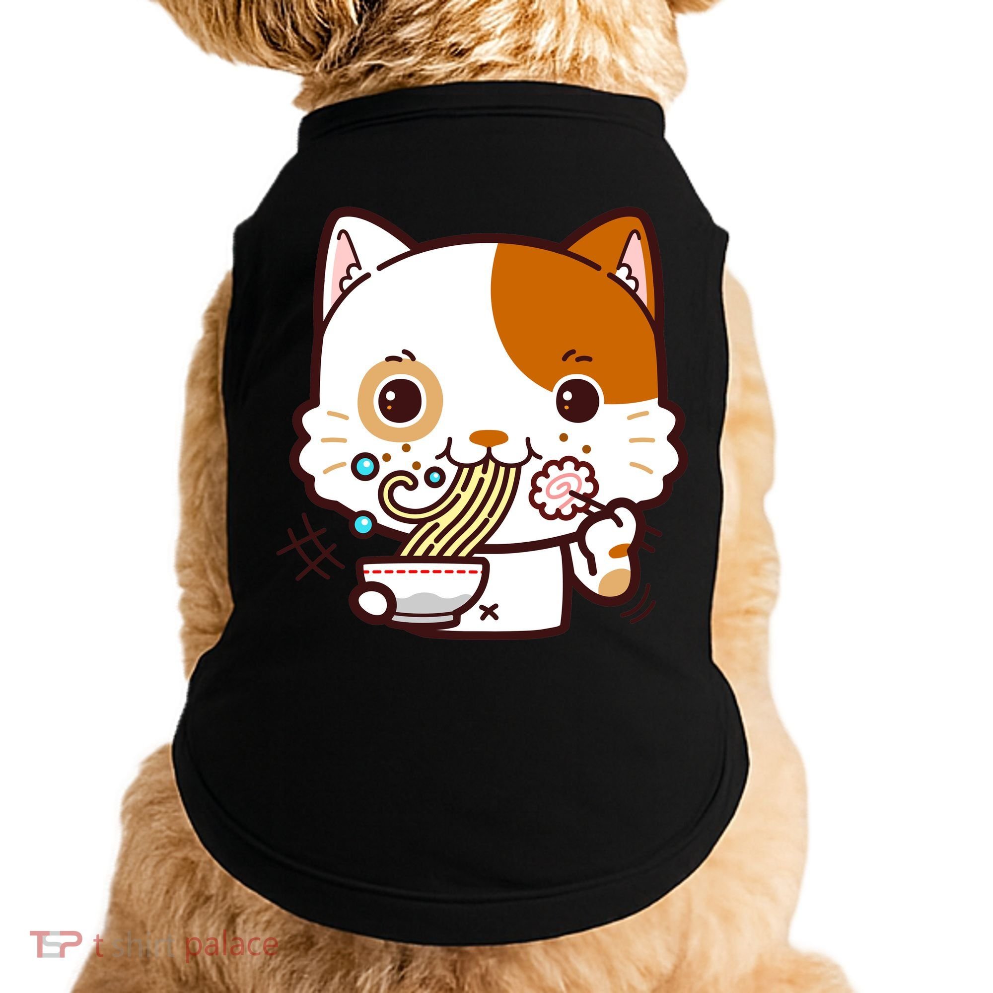 Kawaii Ramen Cat Doggie Tank