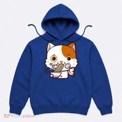 Kawaii Ramen Cat Hoodie