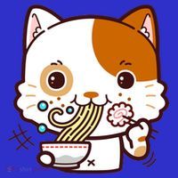 Kawaii Ramen Cat Long Sleeve Shirt thumb 2