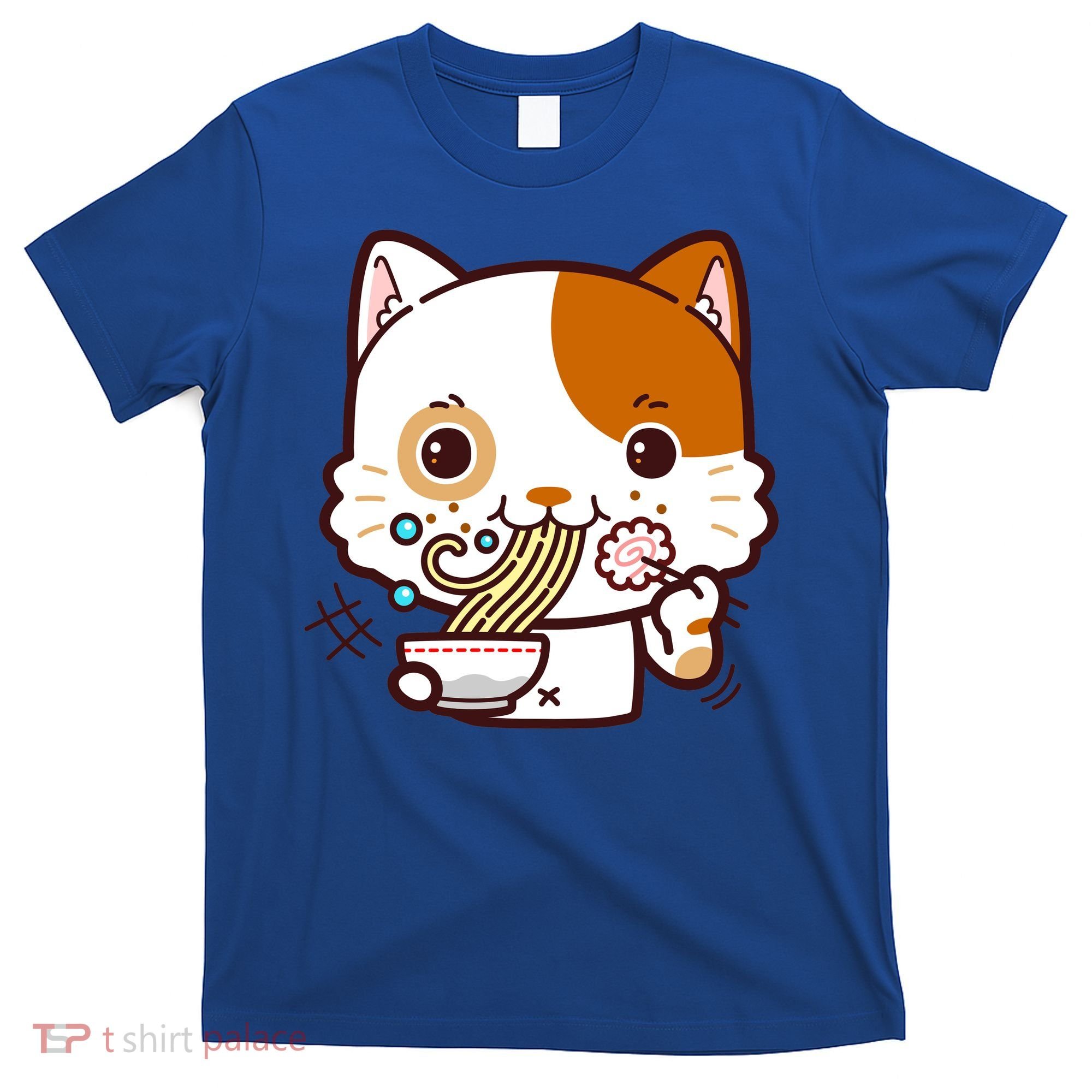 Kawaii Ramen Cat T-Shirt