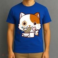 Kawaii Ramen Cat T-Shirt thumb 3