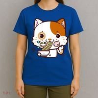 Kawaii Ramen Cat T-Shirt thumb 4