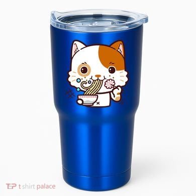 Kawaii Ramen Cat Tumbler