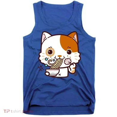 Kawaii Ramen Cat Tank Top
