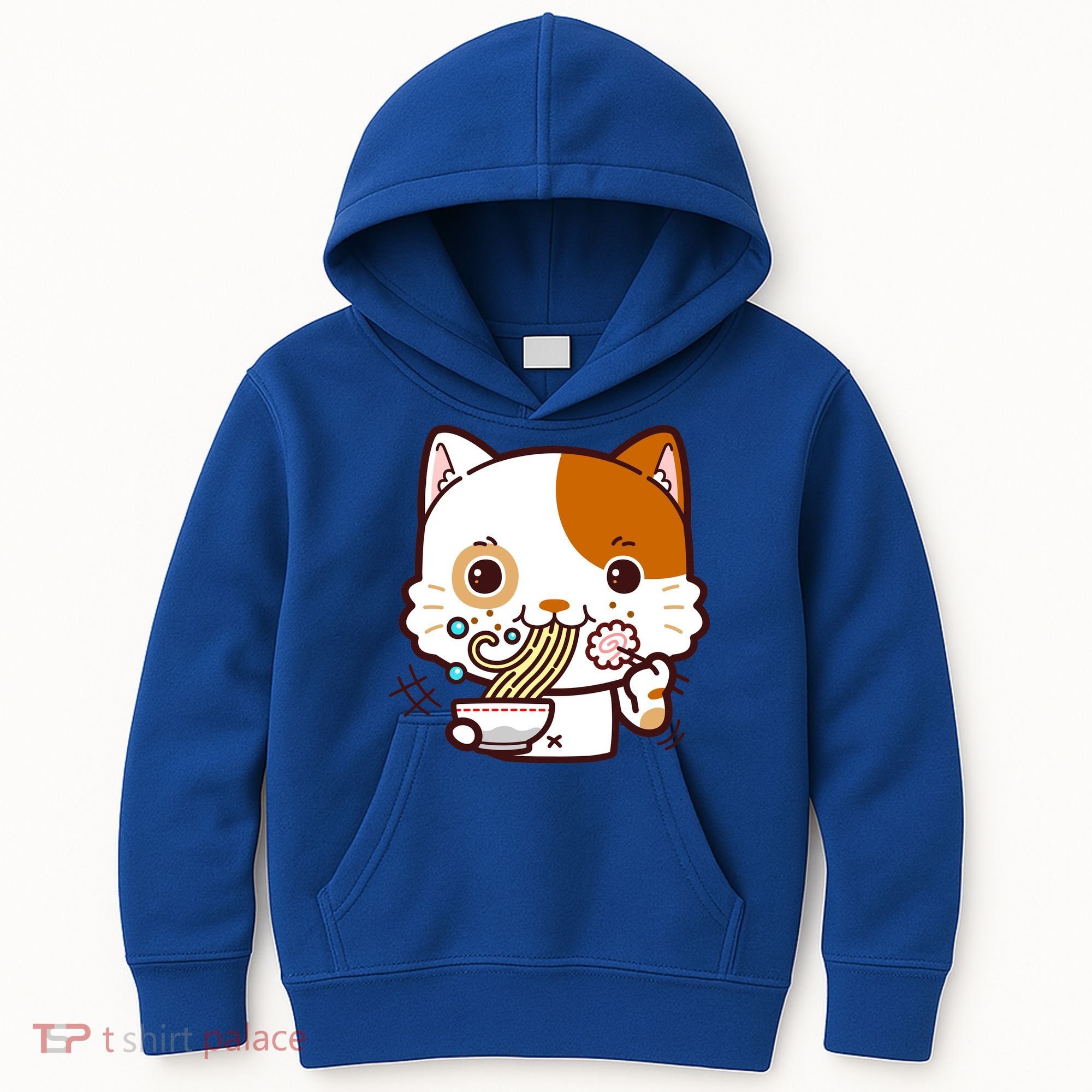 Kawaii Ramen Cat Kids Hoodie