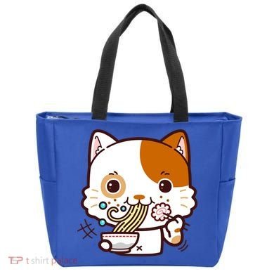 Kawaii Ramen Cat Tote Bag