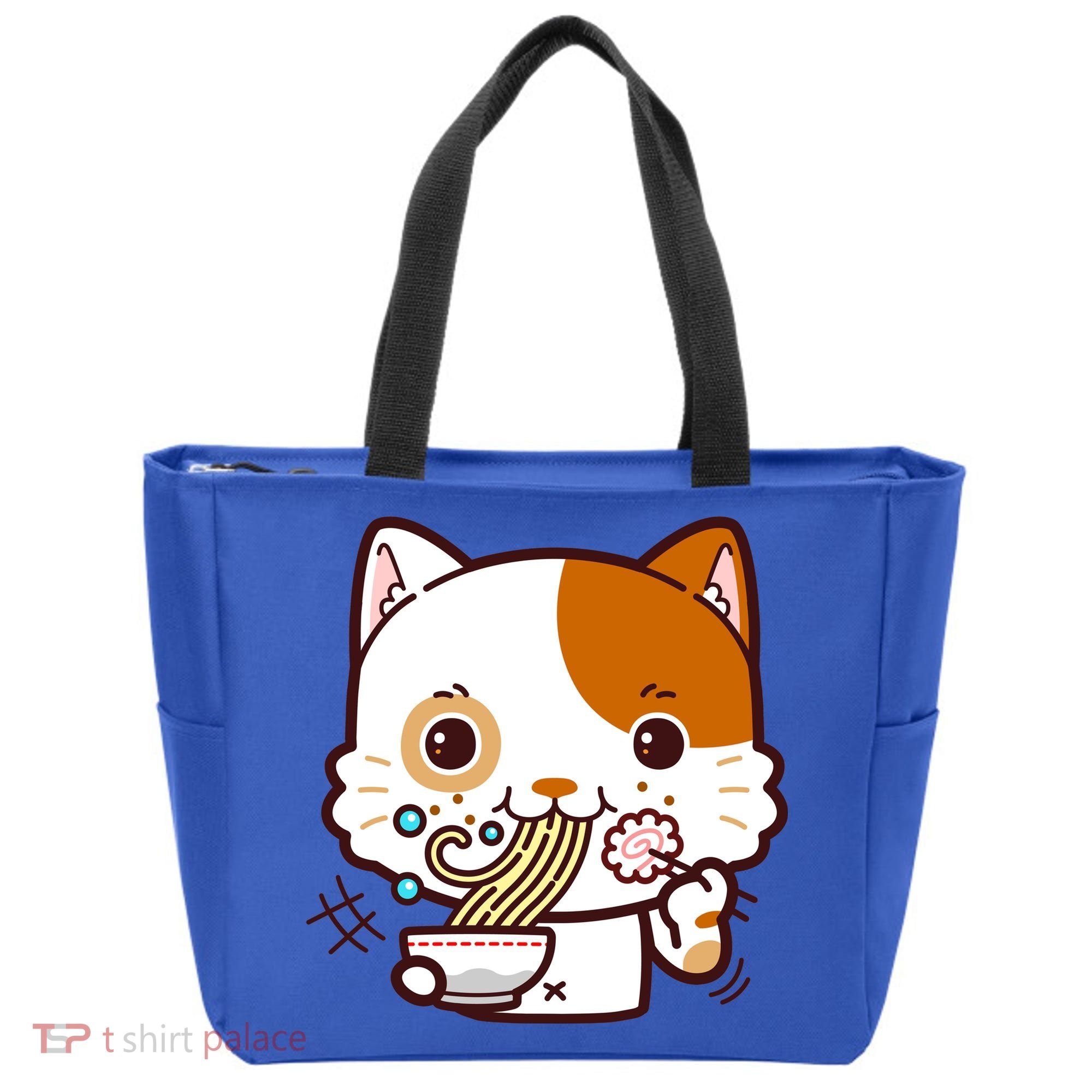 Kawaii Ramen Cat Tote Bag
