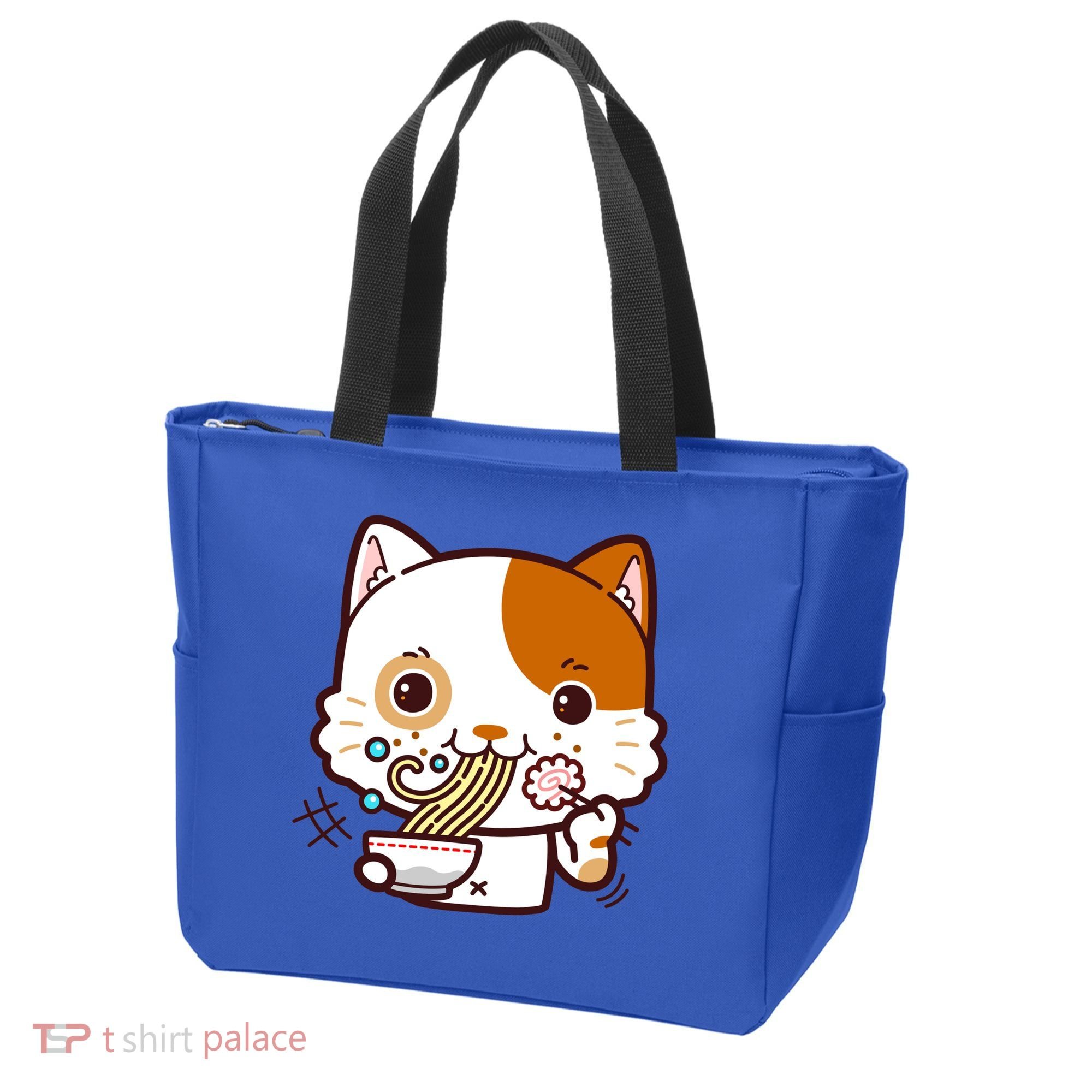 Kawaii Ramen Cat Tote Bag