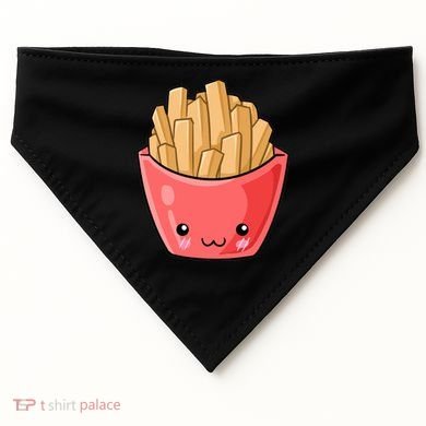 Kawii French Fry USA-Made Doggie Bandana