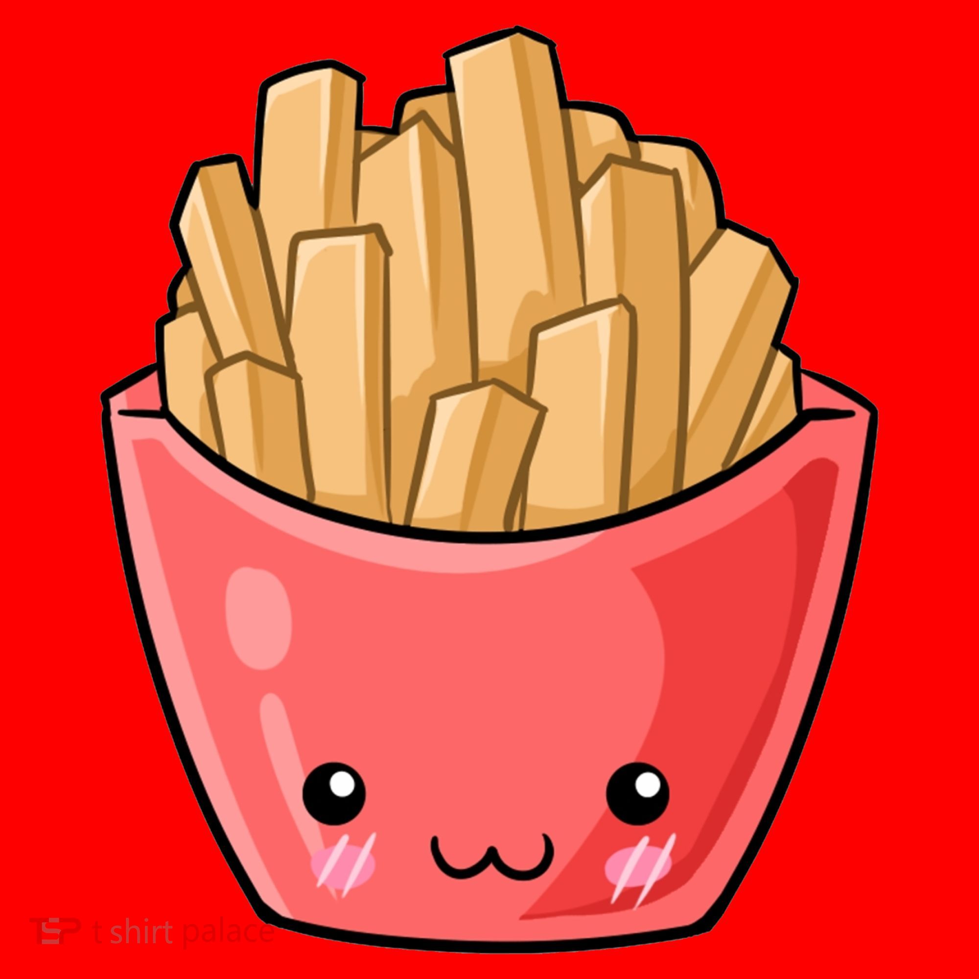 Kawii French Fry Santa Hat