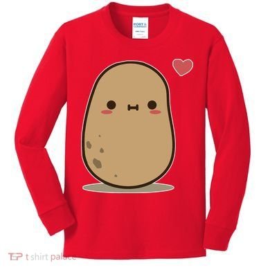 Kawii Potato Kids Long Sleeve Shirt