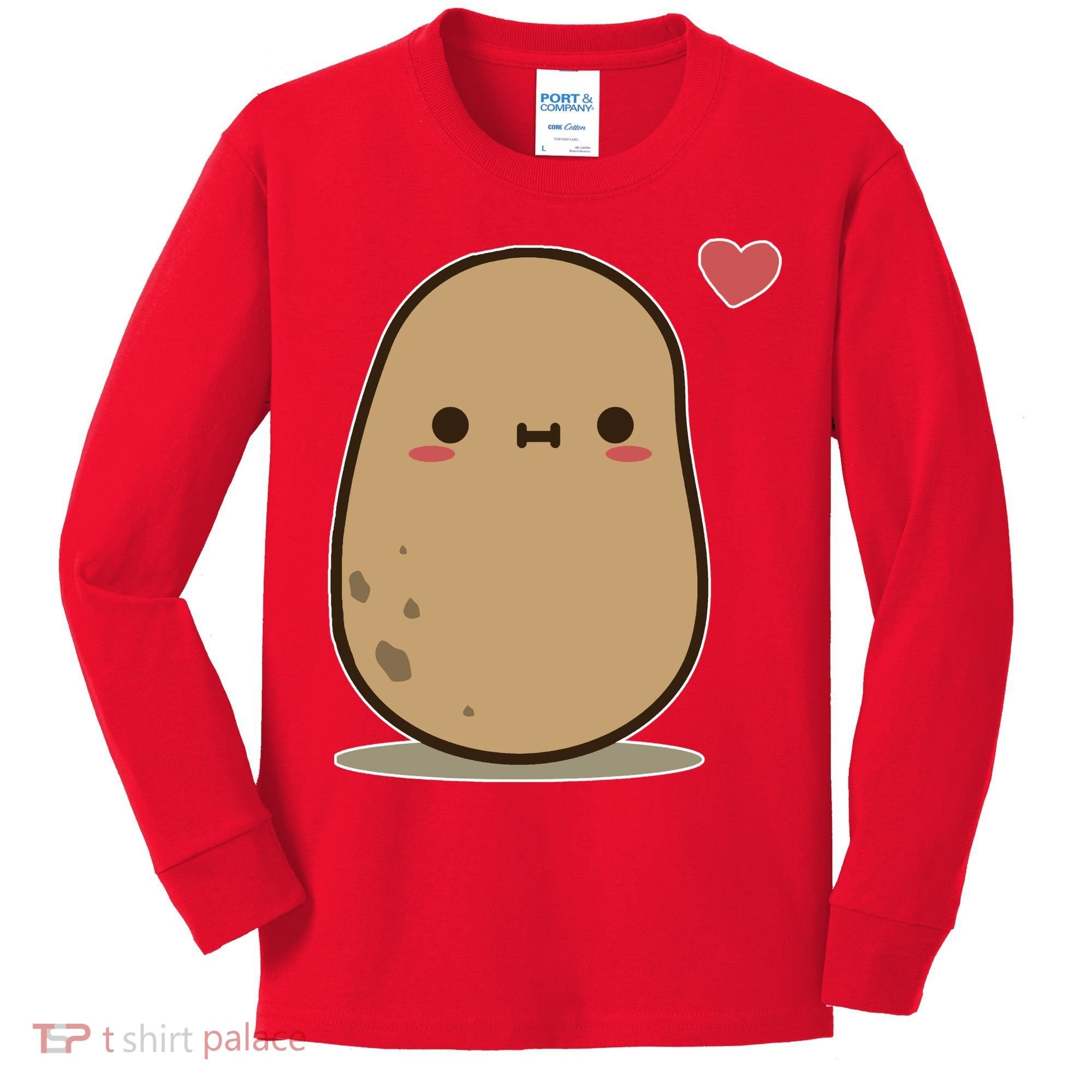Kawii Potato Kids Long Sleeve Shirt