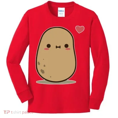 Kawii Potato Kids Long Sleeve Shirt