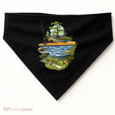 Kayak Fishing USA-Made Doggie Bandana