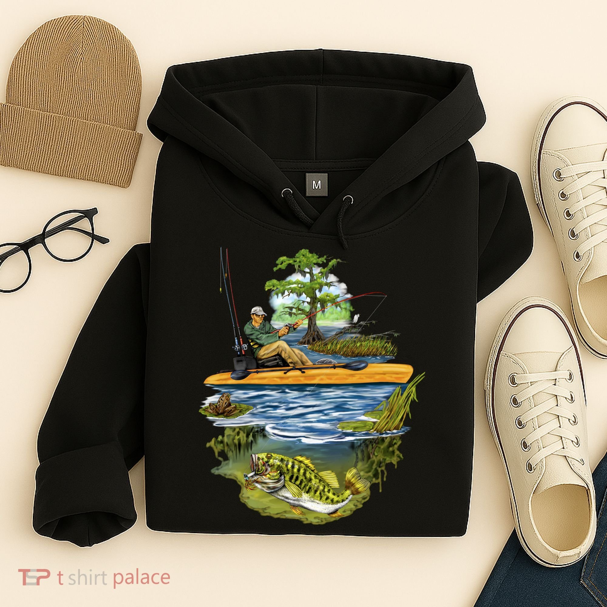 Kayak Fishing Hoodie