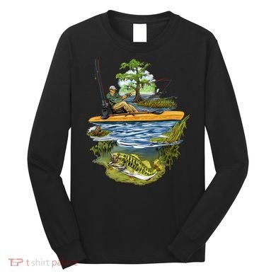Kayak Fishing Long Sleeve Shirt