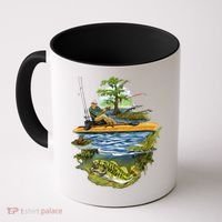 Kayak Fishing Coffee Mug thumb 0
