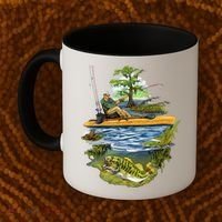 Kayak Fishing Coffee Mug thumb 2