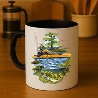 Kayak Fishing Coffee Mug thumb 4