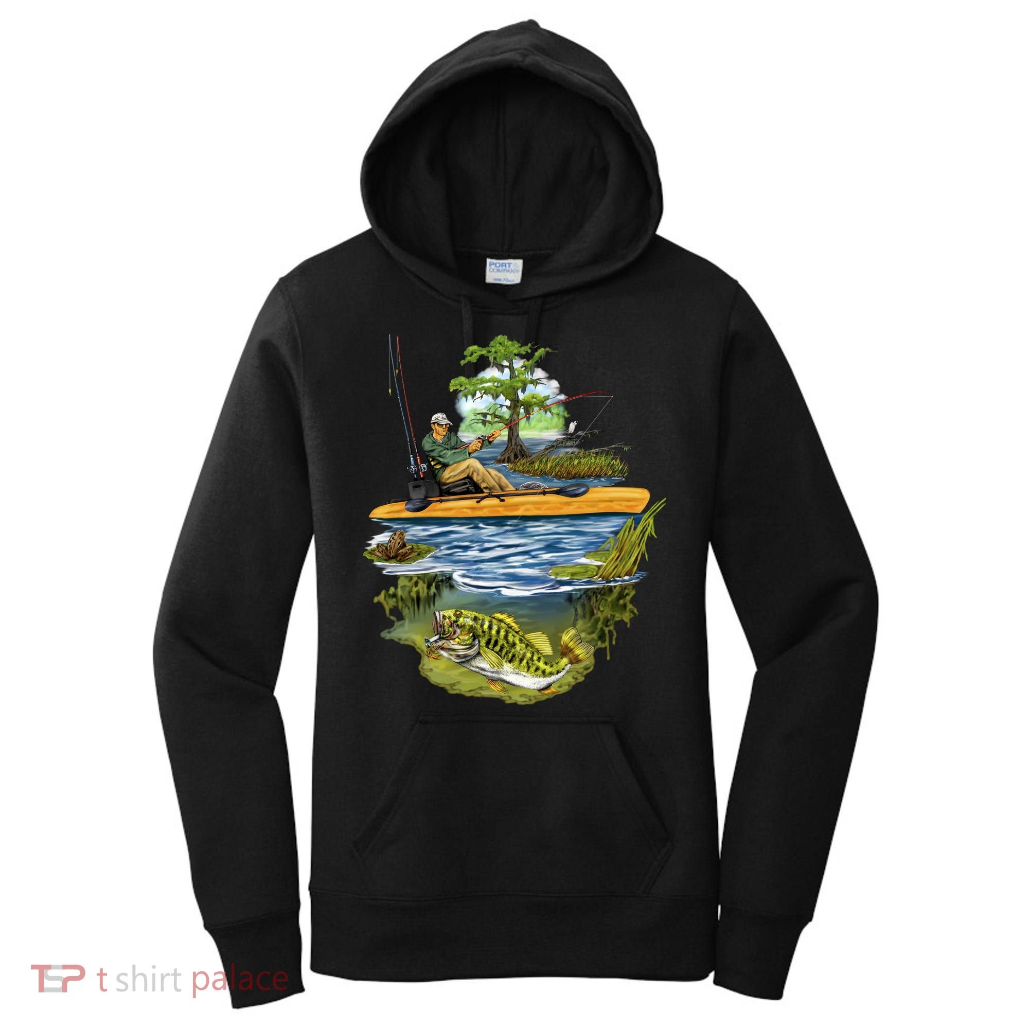 Kayak Fishing Women's Hoodie