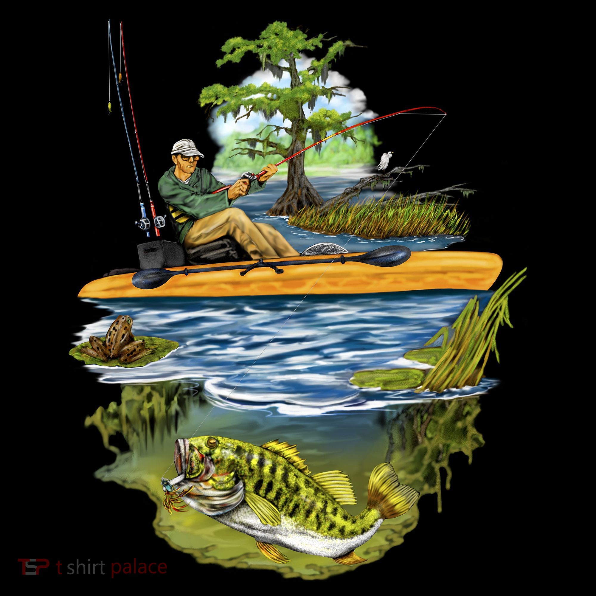 Kayak Fishing Women's Hoodie