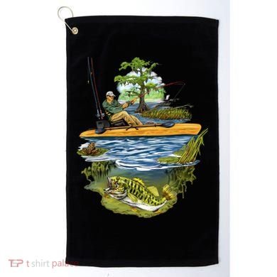 Kayak Fishing Golf Towel