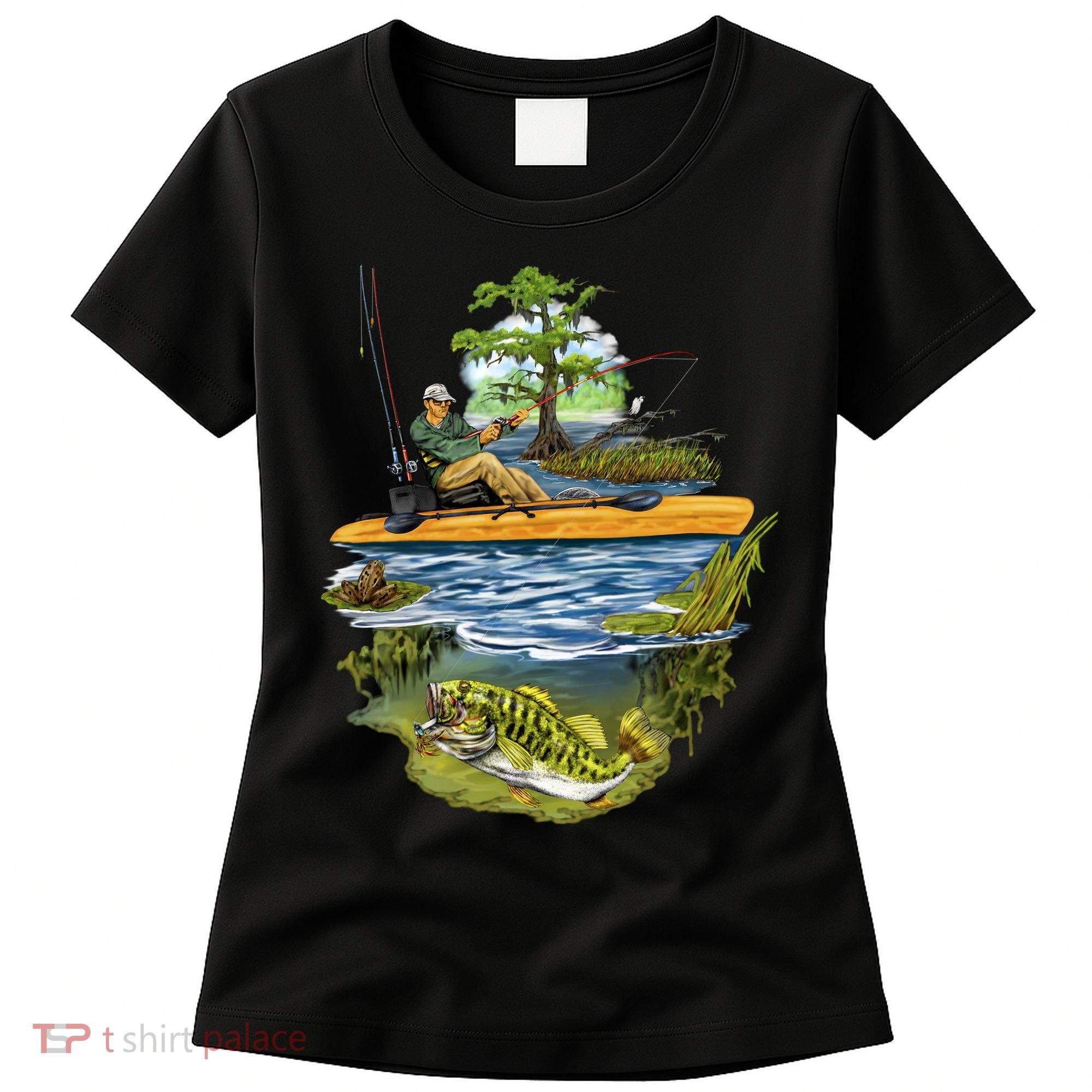 Kayak Fishing Women's T-Shirt