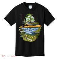 Kayak Fishing Kids T-Shirt thumb 0