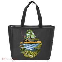 Kayak Fishing Tote Bag thumb 0