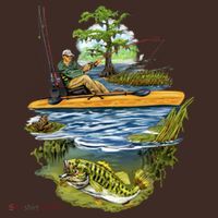 Kayak Fishing Baby Bodysuit thumb 2