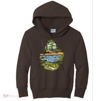 Kayak Fishing Kids Hoodie thumb 0