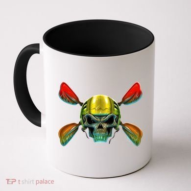 Kayak Skull Coffee Mug