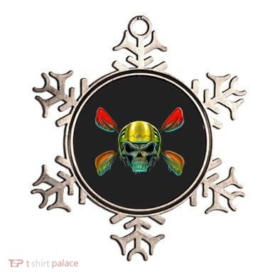 Kayak Skull Ornament