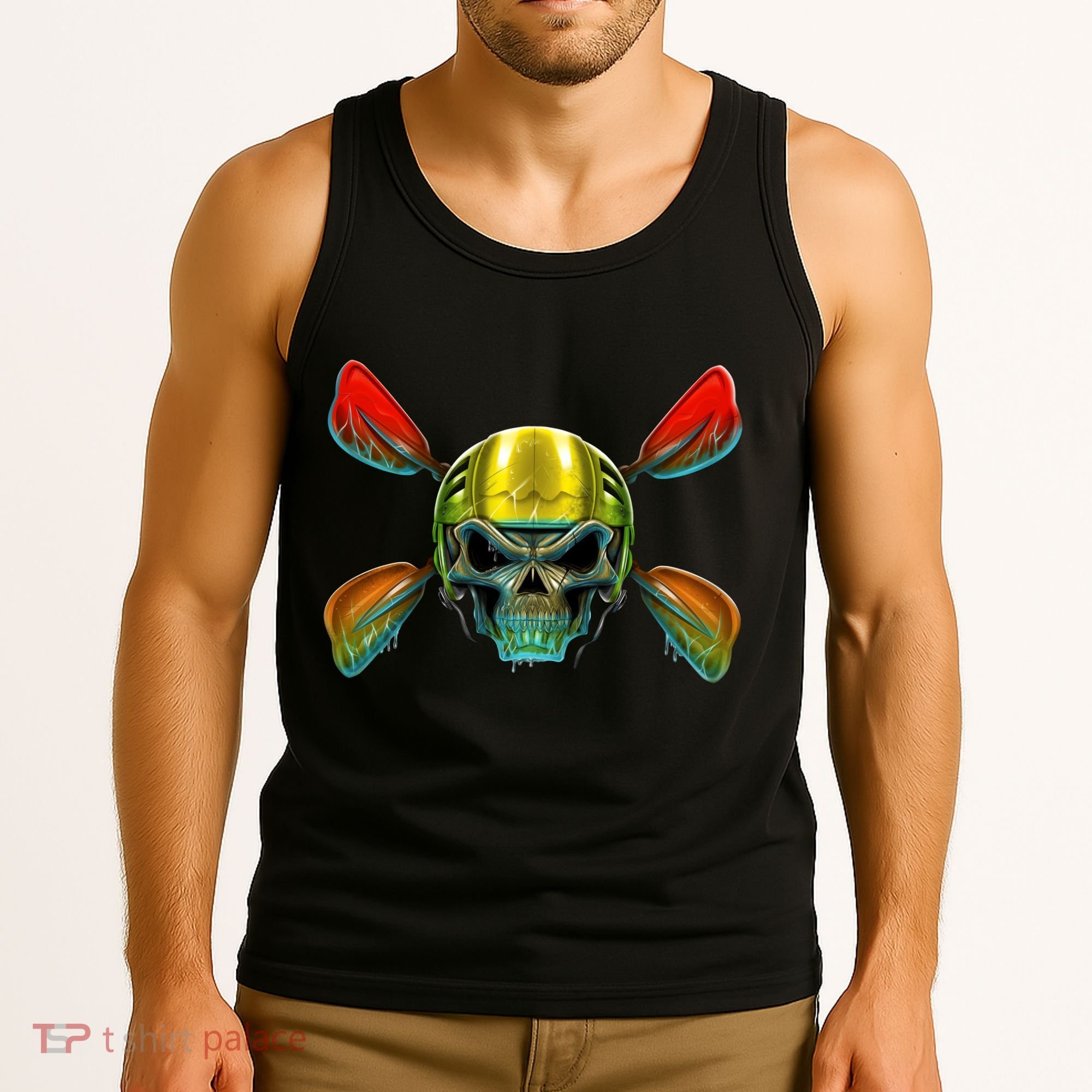 Kayak Skull Tank Top