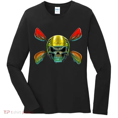 Kayak Skull Women's Long Sleeve Shirt