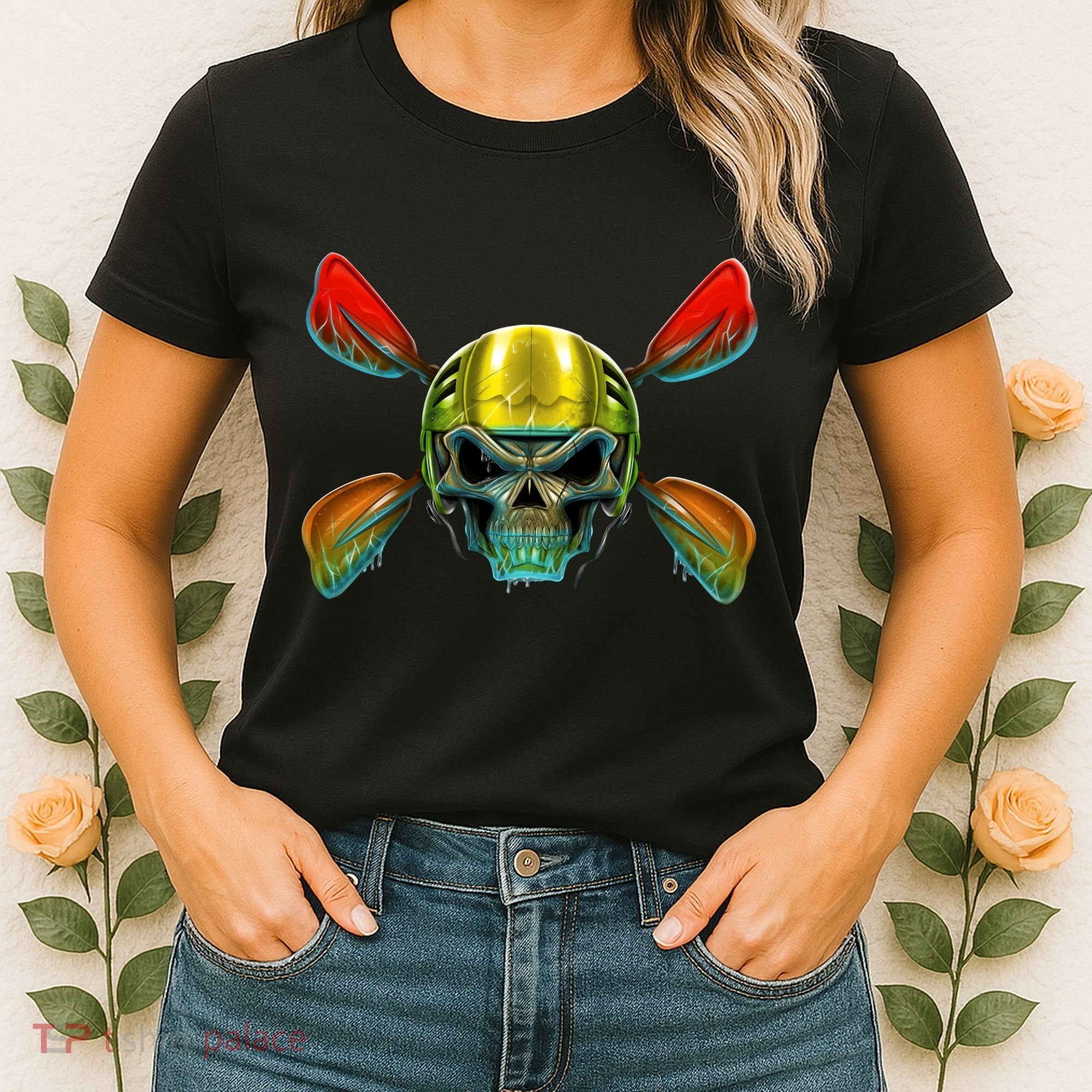 Kayak Skull Women's T-Shirt