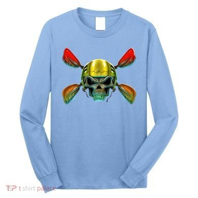Kayak Skull Long Sleeve Shirt