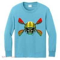 Kayak Skull Kids Long Sleeve Shirt thumb 0