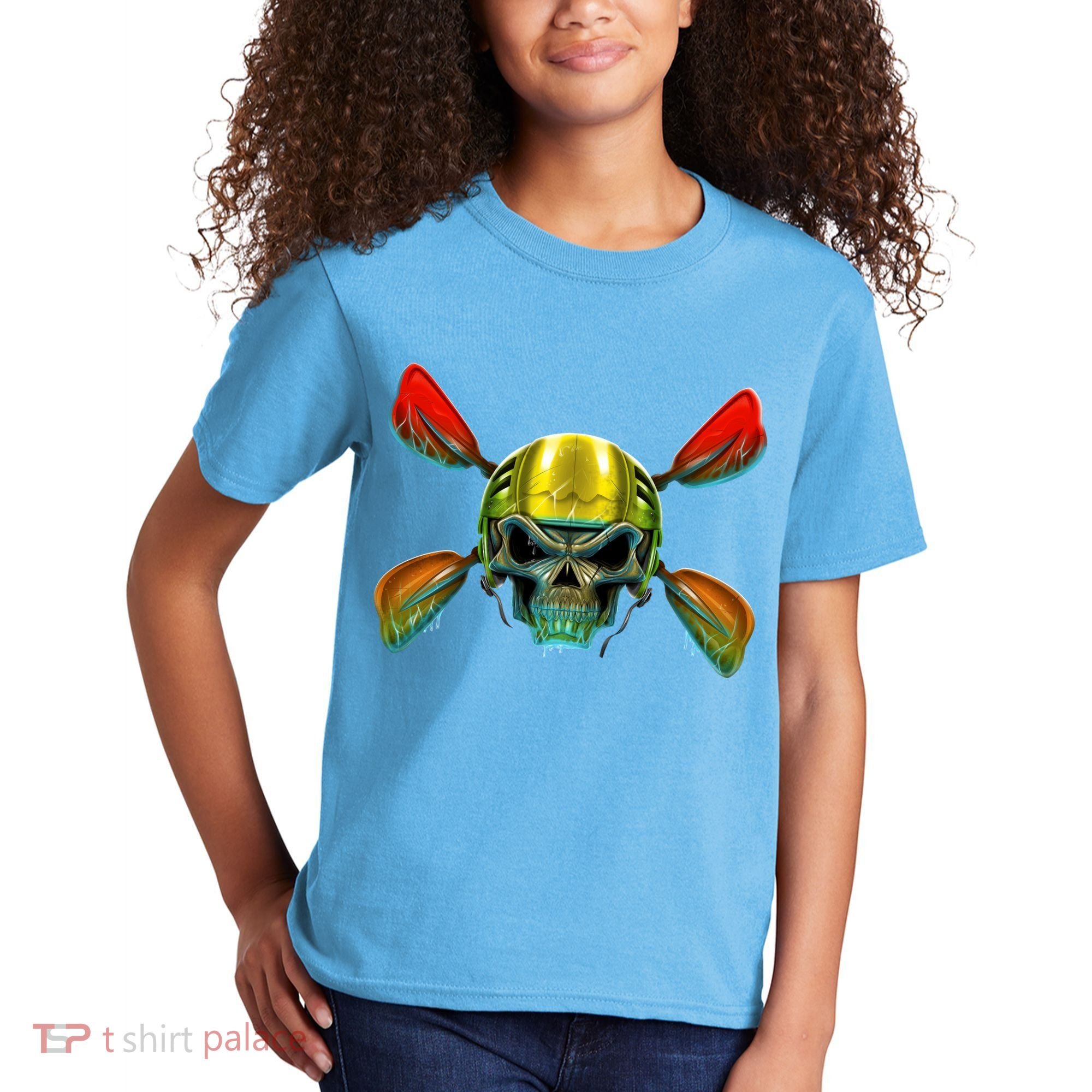 Kayak Skull Kids T-Shirt