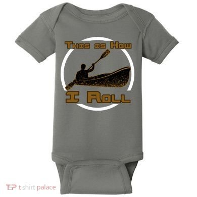 Kayak This Is How I Roll  Baby Bodysuit