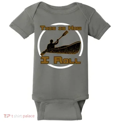 Kayak This Is How I Roll  Baby Bodysuit