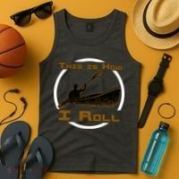 Kayak This Is How I Roll  Tank Top thumb 4
